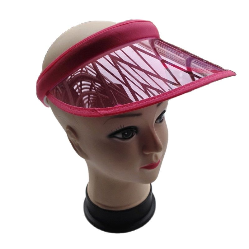 Baseball Cap Structured - Nowe proste przezroczyste pcv z tworzywa