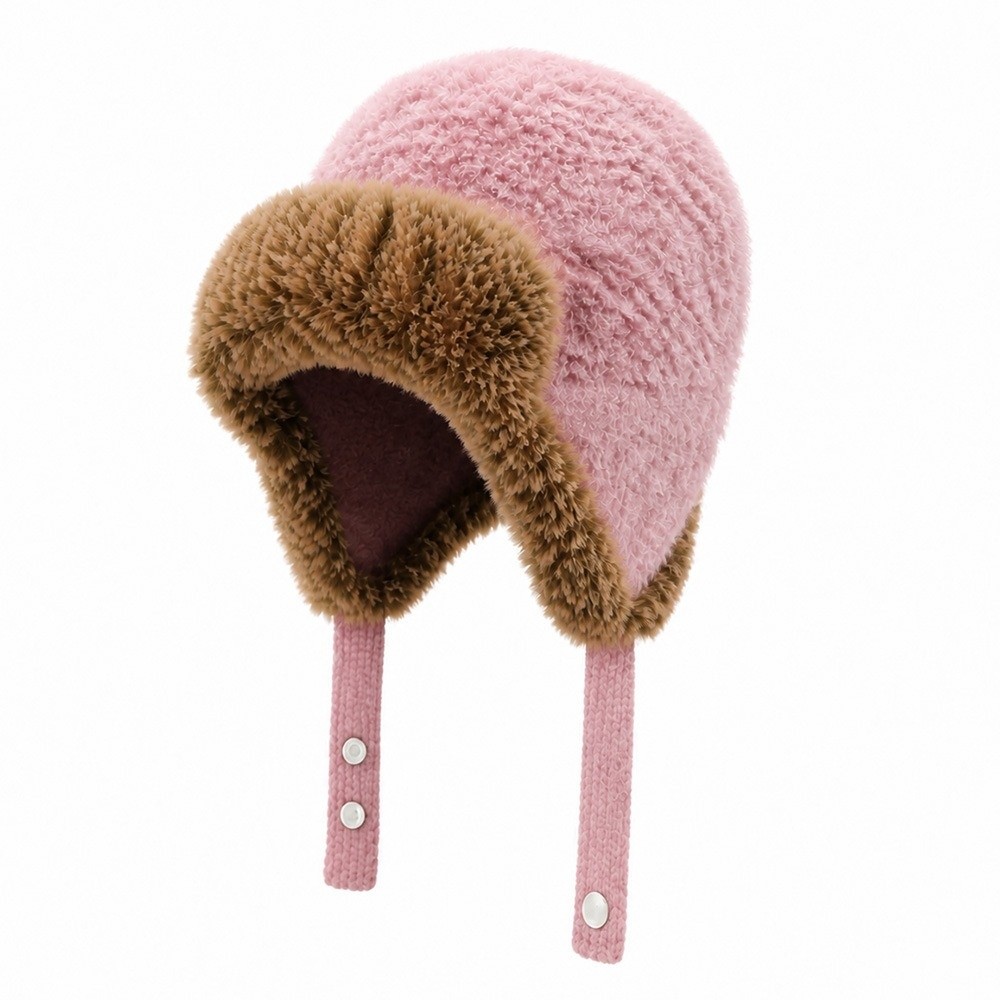 Trapper Hat Ear Flap - Unisexowa czapka typu uszanka z poliestrową