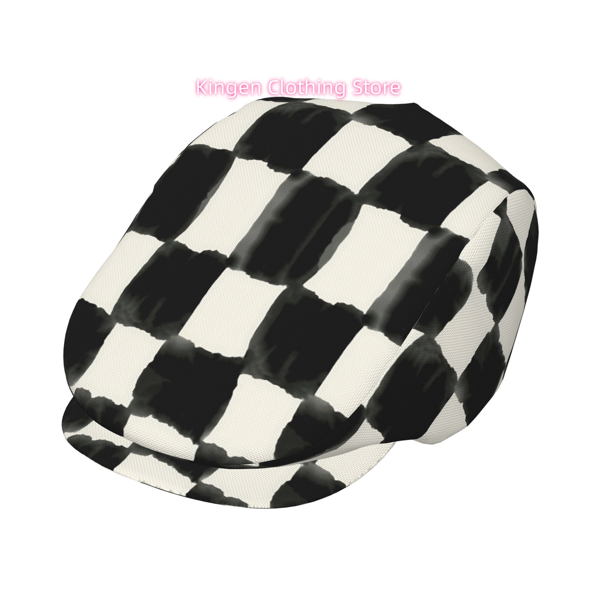 Newsboy Cap Ivy - Czapka z daszkiem w szachowy wzór,