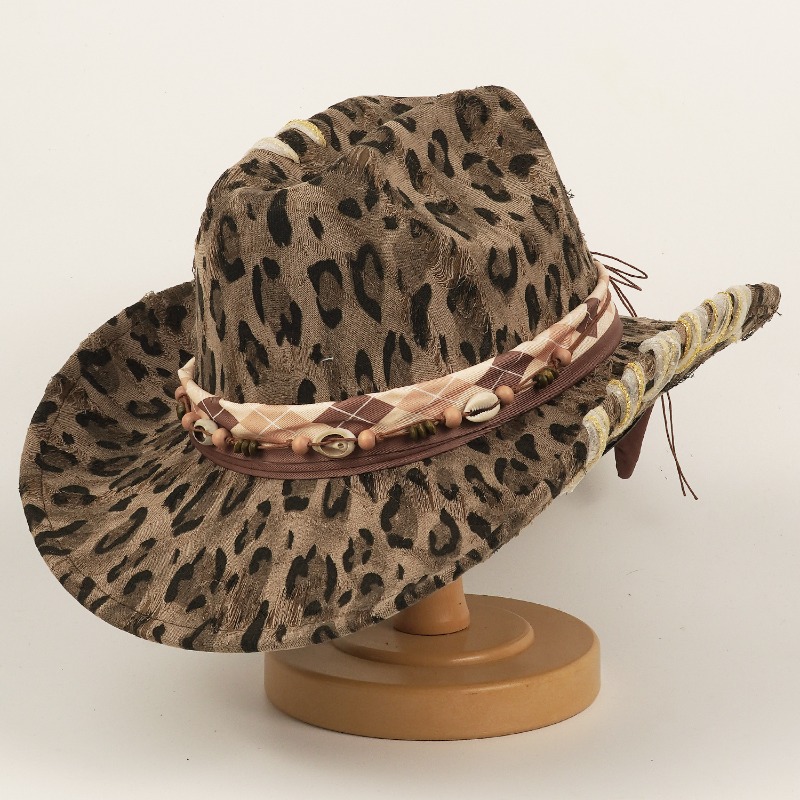 Kapelusz kowbojski w panterkę, – Cowboy Hat Straw recenzja i cena