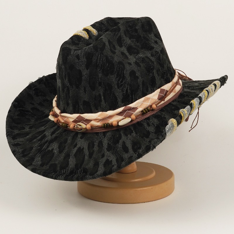 Kapelusz kowbojski w panterkę, – Cowboy Hat Straw recenzja i cena