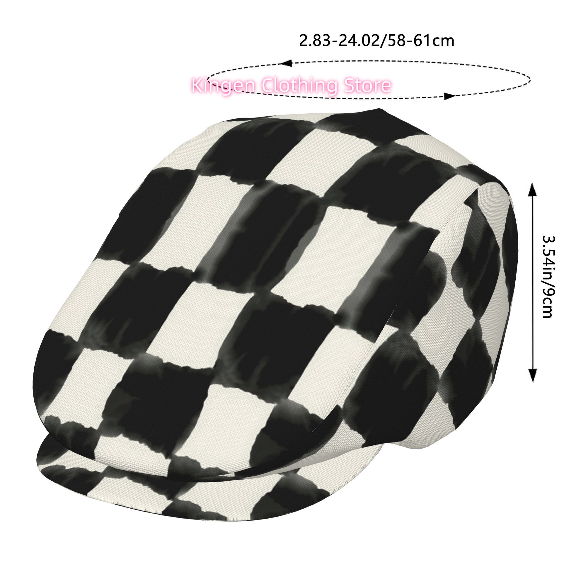 Czapka z daszkiem w szachowy w – Newsboy Cap Ivy recenzja i cena
